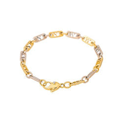 Bracelet Maille souple ajouré Or jaune Diamant - Castafiore