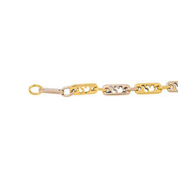 Bracelet Maille souple ajouré Or jaune Diamant - Castafiore