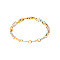 Bracelet Maille souple ajouré Or jaune Diamant - Castafiore
