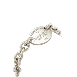 Bracelet Maille TIFFANY & CO. "Please Return to Tiffany & Co. New York" en argent - Castafiore