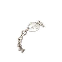 Bracelet Maille TIFFANY & CO. "Please Return to Tiffany & Co. New York" en argent - Castafiore