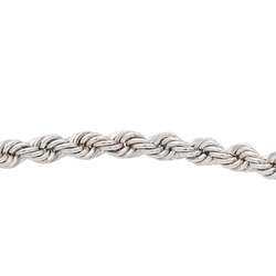 Bracelet Maille torsadée Or blanc - Castafiore