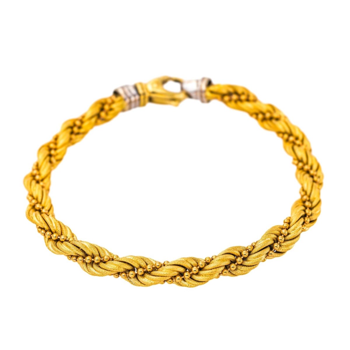 Bracelet maille torsadée Or jaune - Castafiore