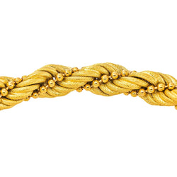 Bracelet maille torsadée Or jaune - Castafiore
