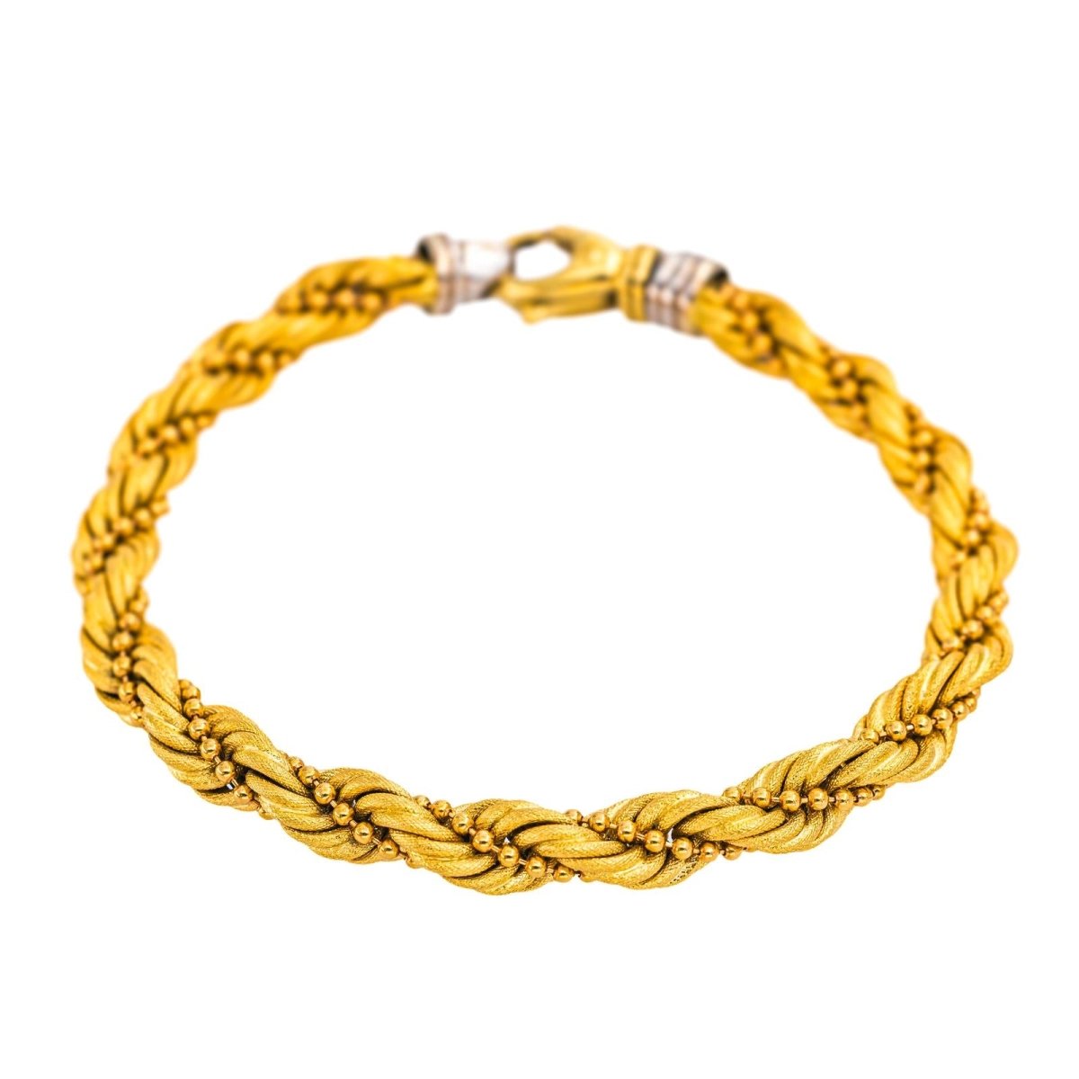 Bracelet maille torsadée Or jaune - Castafiore