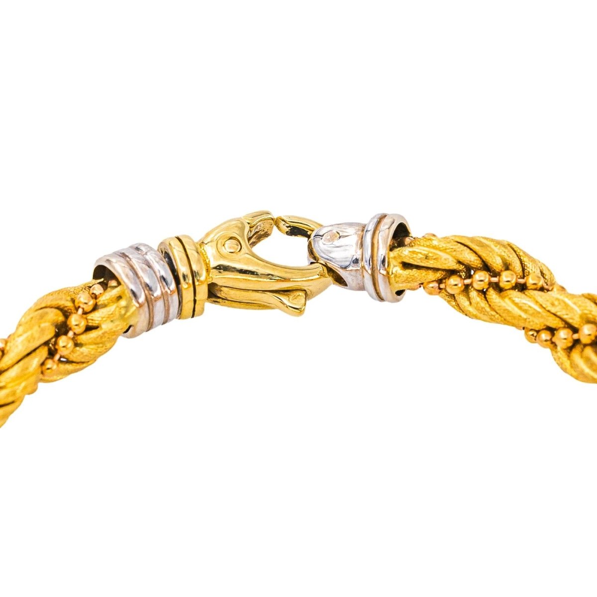 Bracelet maille torsadée Or jaune - Castafiore