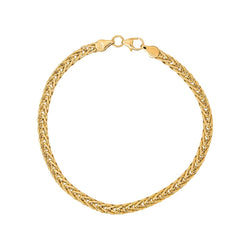 Bracelet Maille tressée Or jaune - Castafiore