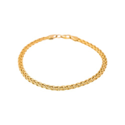 Bracelet Maille tressée Or jaune - Castafiore