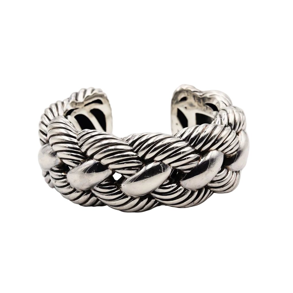Bracelet Manchette DAVID YURMAN "M" en argent - Castafiore