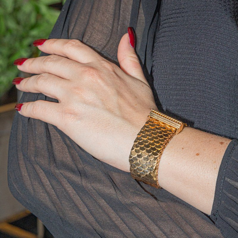 Bracelet Manchette en Or jaune