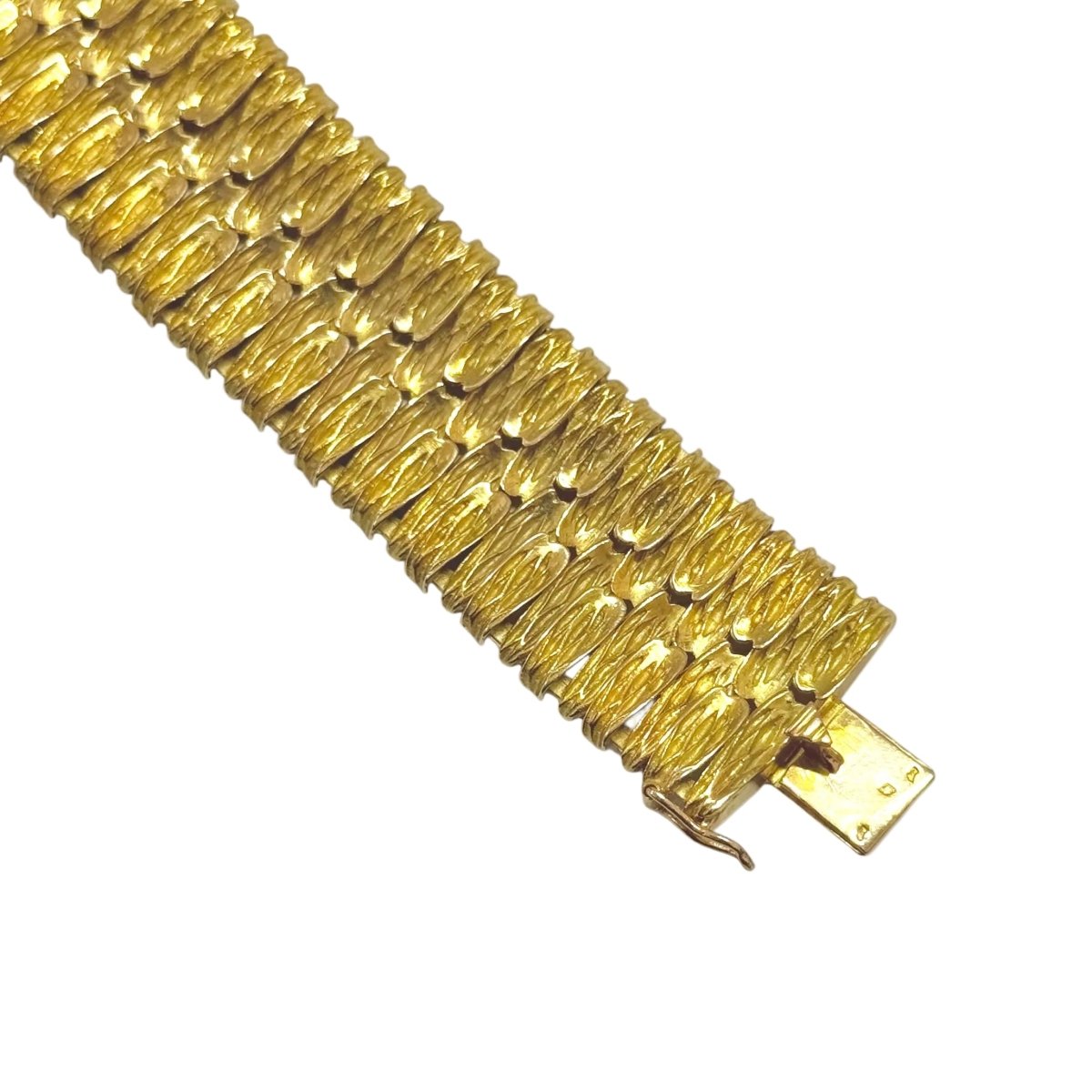 Bracelet Manchette en or jaune - Castafiore