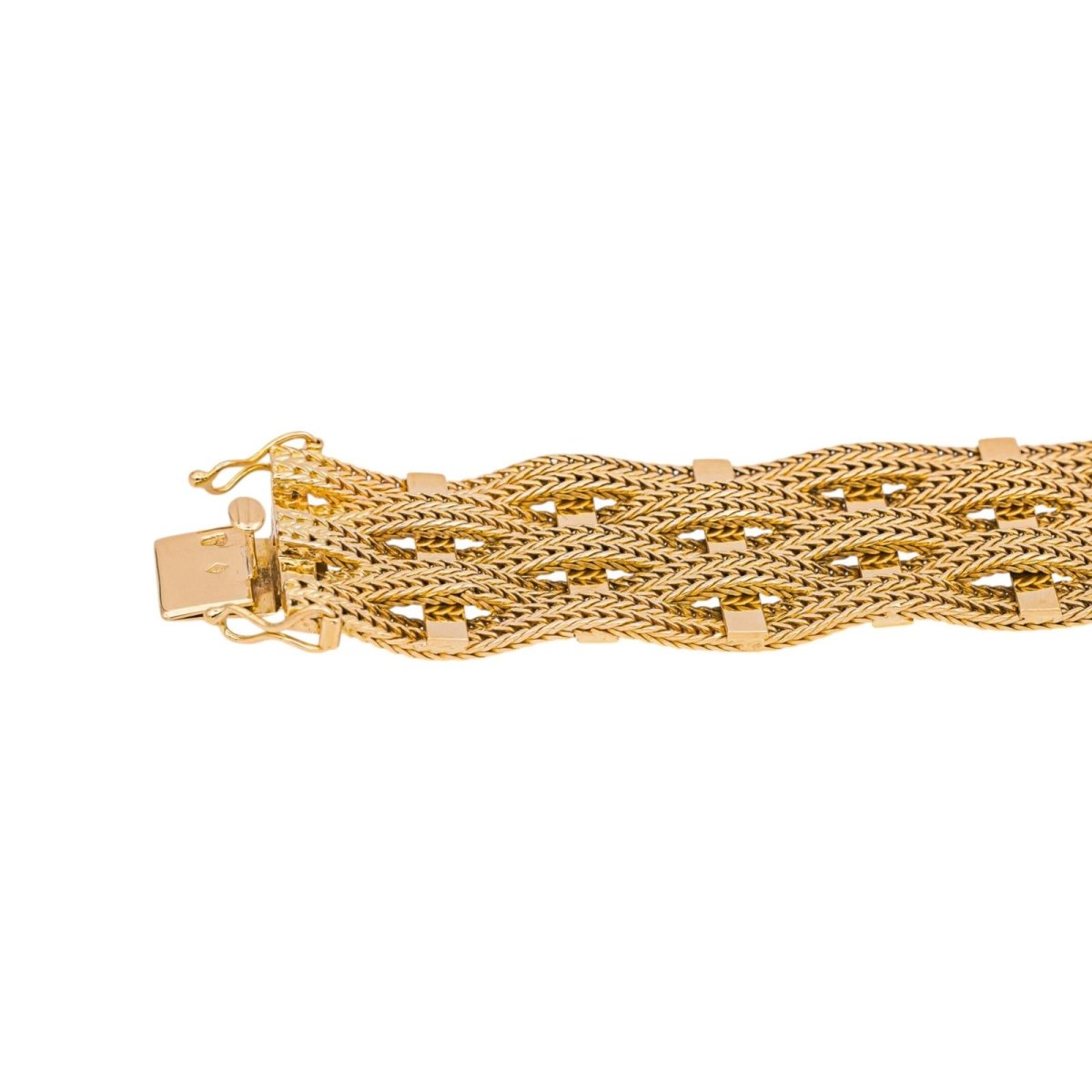 Bracelet Manchette en or jaune - Castafiore