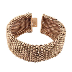 Bracelet Manchette en or jaune - Castafiore