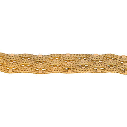 Bracelet Manchette en or jaune - Castafiore