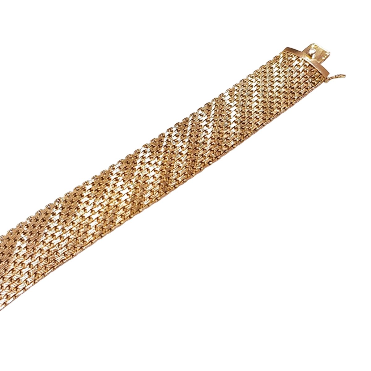 Bracelet Manchette en or jaune - Castafiore
