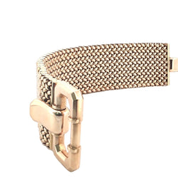 Bracelet Manchette en or jaune - Castafiore