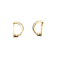 Bracelet Manchette et Boucles d'oreilles Clips HERMÈS en métal doré et émail - Castafiore