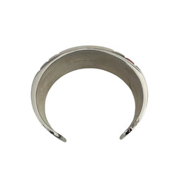 Bracelet Manchette HERMÈS "Keyllock Cuff Bracelet" en argent - Castafiore