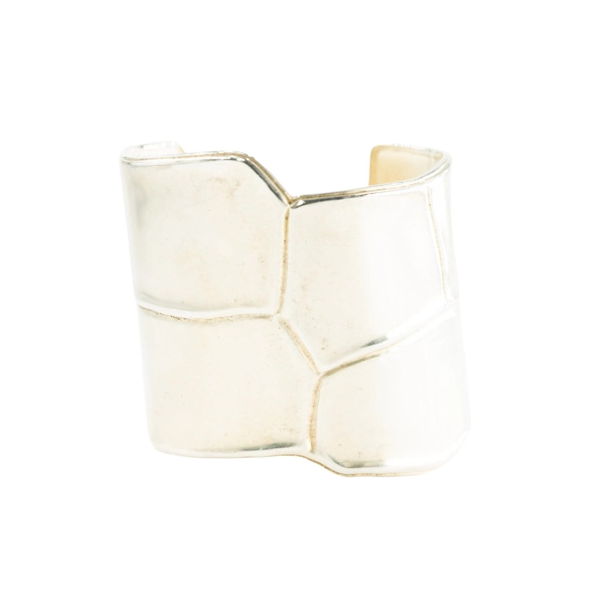 Bracelet Manchette HERMÈS "Niloticus Éclat" en argent - Castafiore