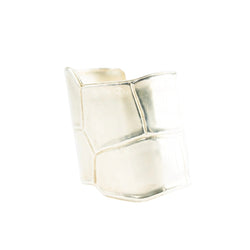 Bracelet Manchette HERMÈS "Niloticus Éclat" en argent - Castafiore