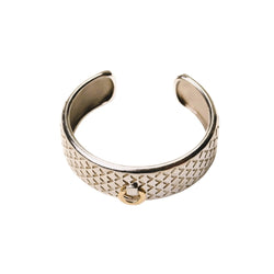Bracelet Manchette MAUBOUSSIN "Salomé" en or jaune et argent - Castafiore