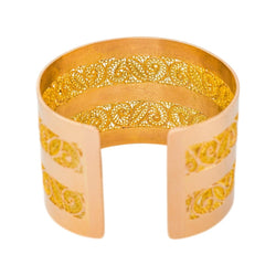 Bracelet Manchette Or rose - Castafiore