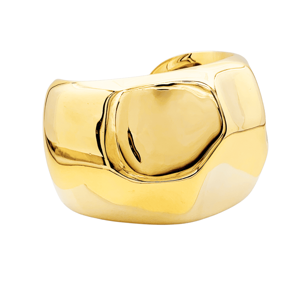 Bracelet Manchette TIFFANY & CO X ELSA PERETTI "Manchette à facettes" en or jaune - Castafiore