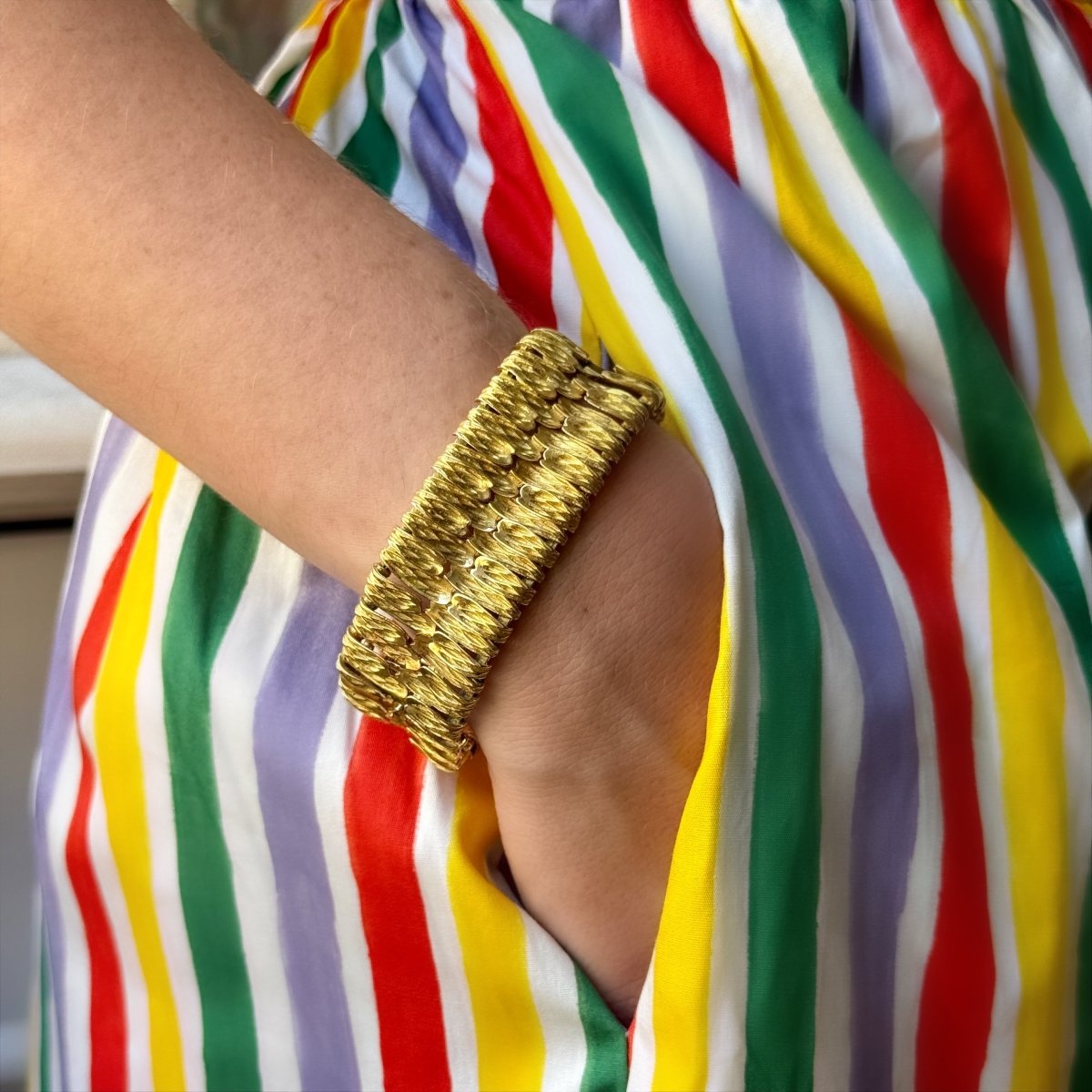 Bracelet manchettes libellule - Castafiore