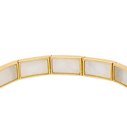 Bracelet MAUBOUSSIN "Palmier" en or jaune et nacre - Castafiore