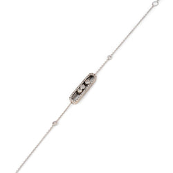 Bracelet MESSIKA "Baby move" en or blanc et diamants - Castafiore
