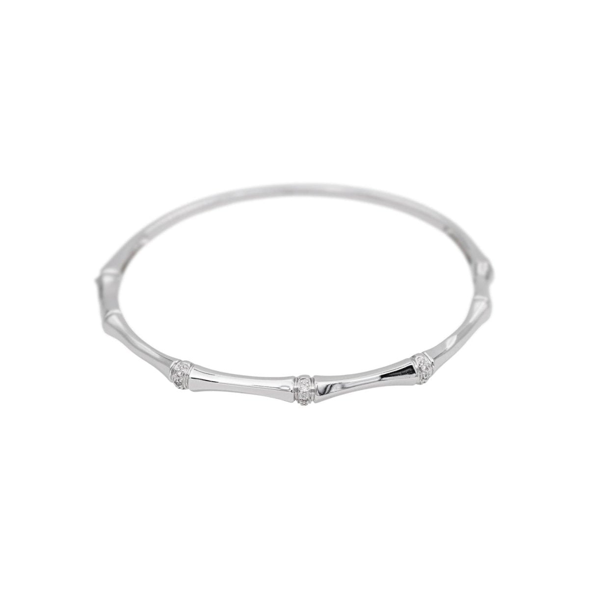 Bracelet Or blanc Diamant - Castafiore