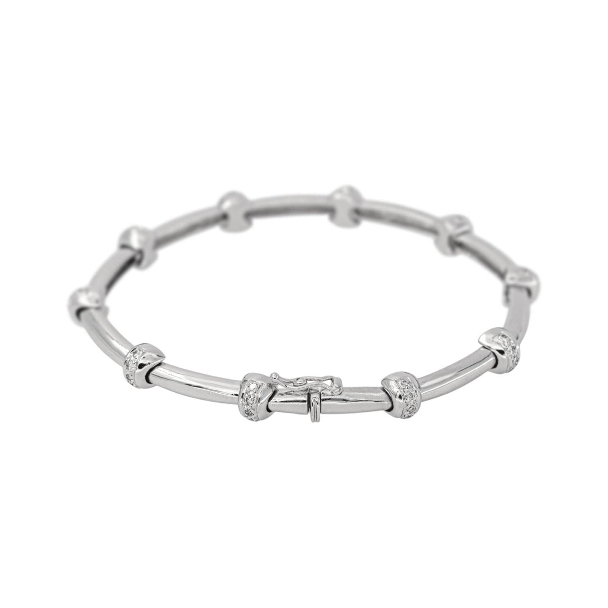 Bracelet Or blanc Diamant - Castafiore