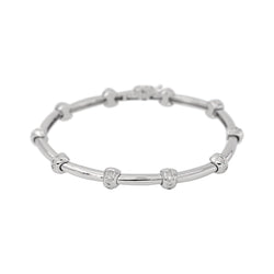 Bracelet Or blanc Diamant - Castafiore