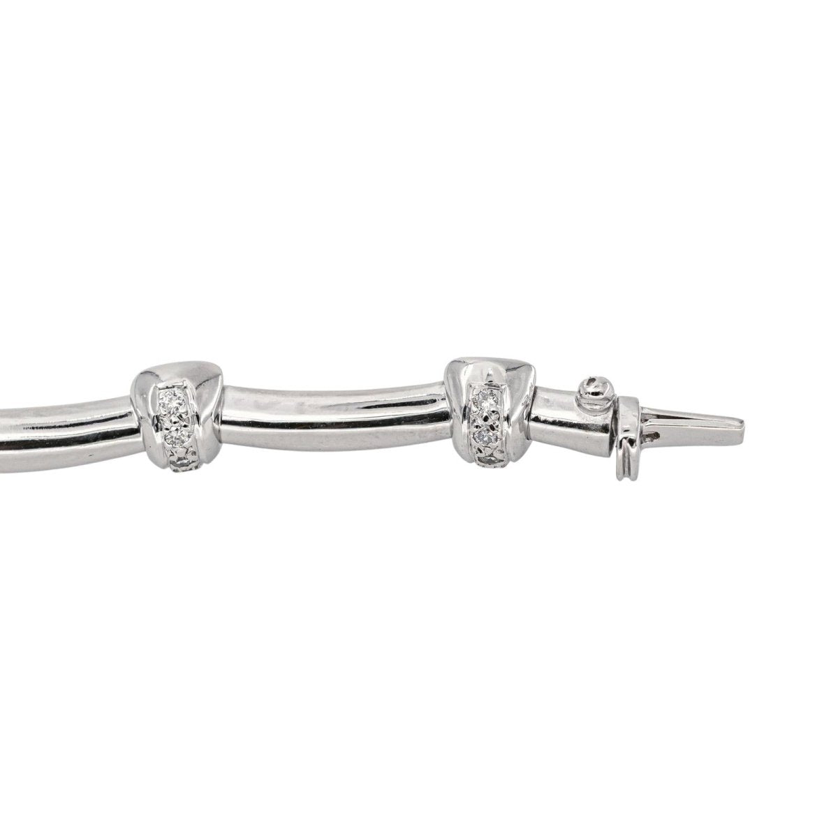 Bracelet Or blanc Diamant - Castafiore
