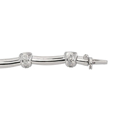 Bracelet Or blanc Diamant - Castafiore