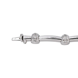 Bracelet Or blanc Diamant - Castafiore