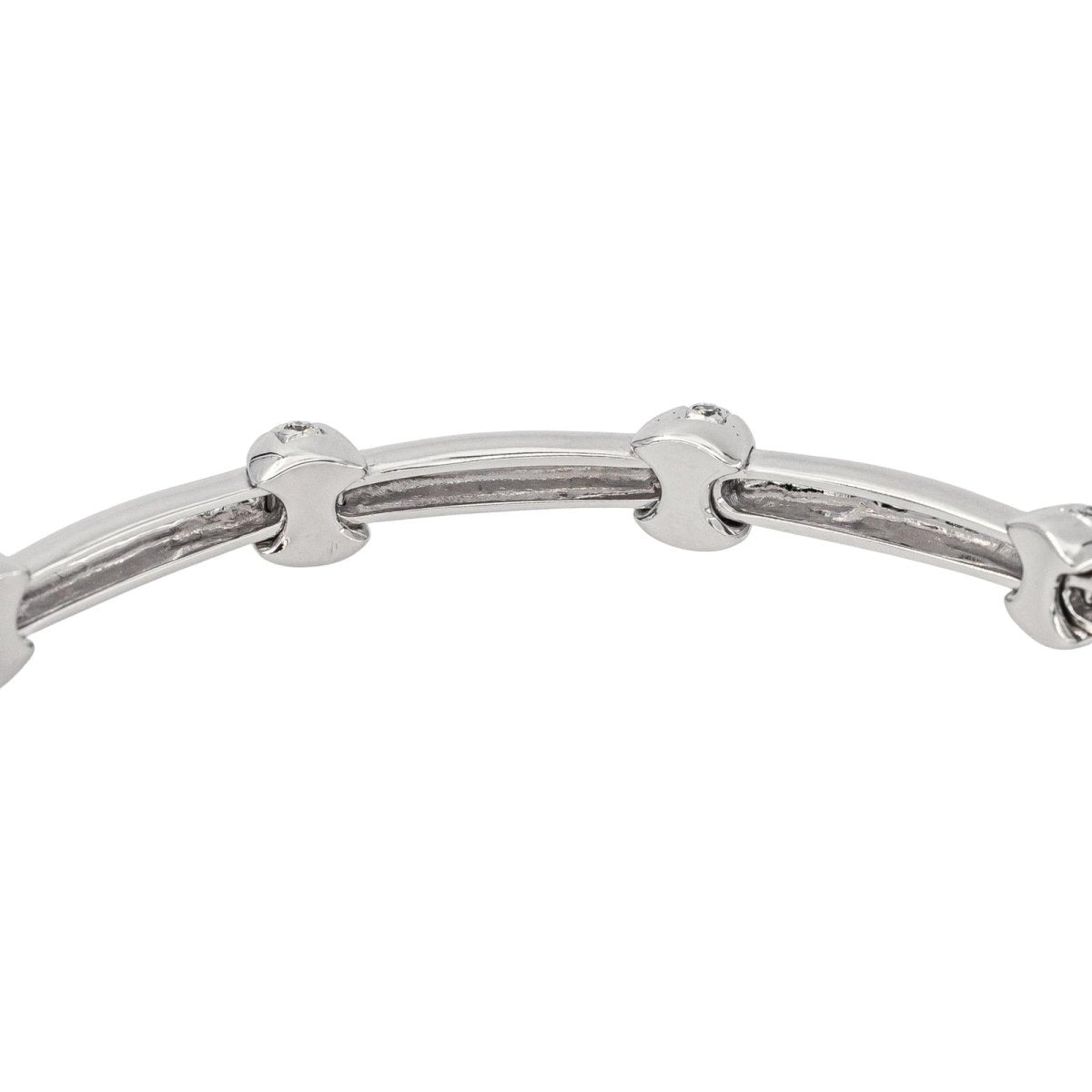 Bracelet Or blanc Diamant - Castafiore