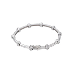 Bracelet Or blanc Diamant - Castafiore