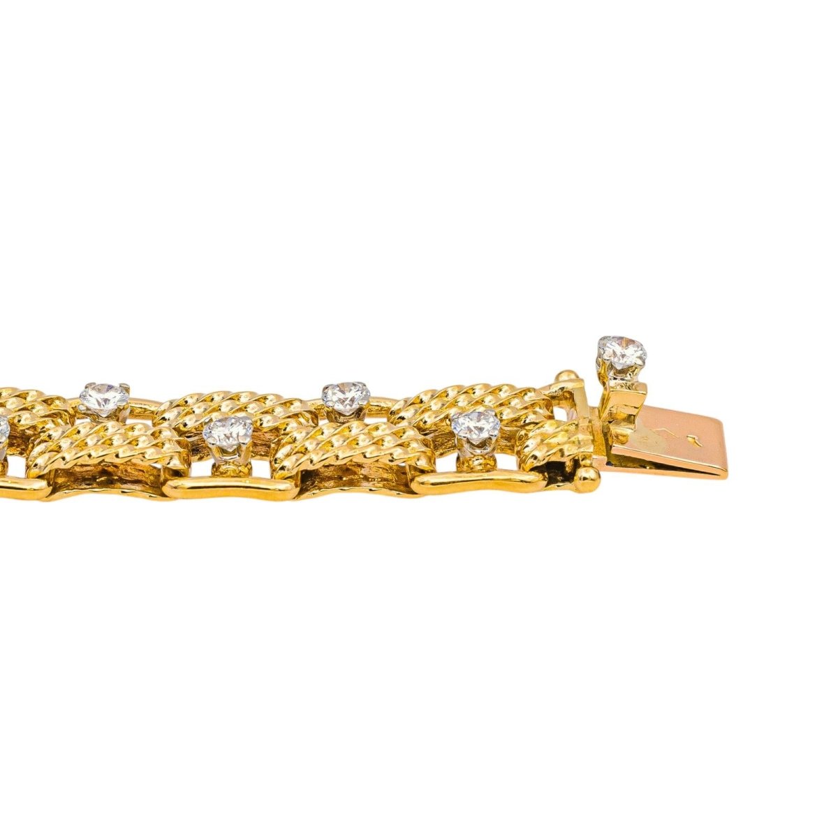 Bracelet Or jaune Diamant - Castafiore