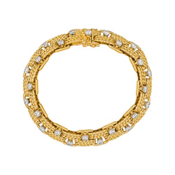 Bracelet Or jaune Diamant - Castafiore
