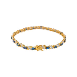 Bracelet Or jaune Saphir - Castafiore
