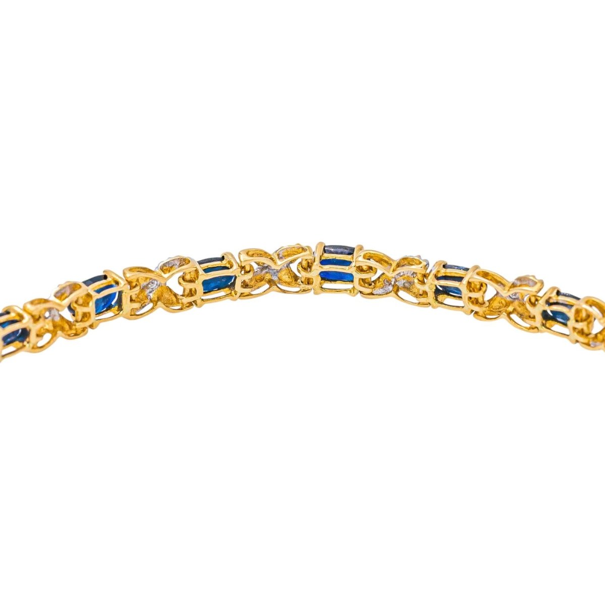 Bracelet Or jaune Saphir - Castafiore