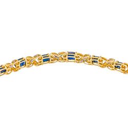 Bracelet Or jaune Saphir - Castafiore
