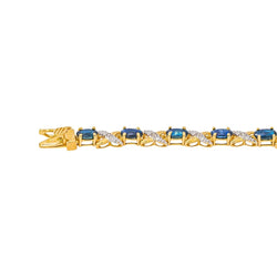 Bracelet Or jaune Saphir - Castafiore