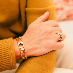 Bracelet Or Maison Caplain Saint André - Castafiore