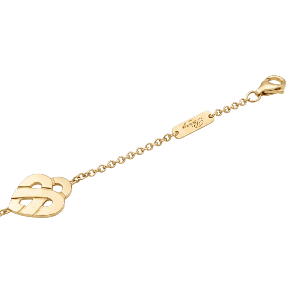 Bracelet POIRAY "Coeur entrelacé multi" en or jaune - Castafiore