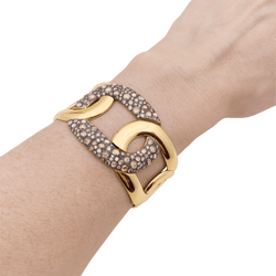 Bracelet POMELLATO "Tango" en or et diamant blancs et bruns - Castafiore