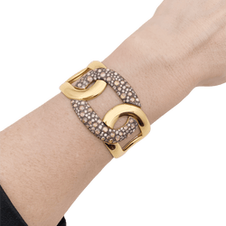 Bracelet POMELLATO "Tango" en or et diamant blancs et bruns - Castafiore