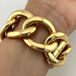 Bracelet POMELLATO "Tango" en or jaune et diamants - Castafiore