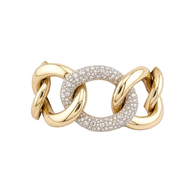 Bracelet POMELLATO "Tango" en or jaune et diamants - Castafiore
